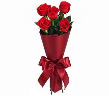 Букет 5 Красных роз Эдлесс Лав в Поселок имени Тельмана