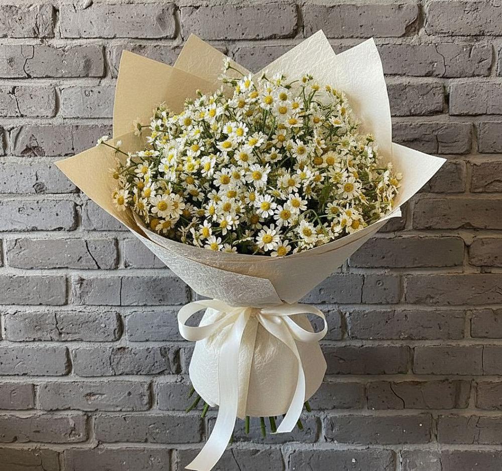 Букет цветов из: Ромашки в Поселок имени Тельмана