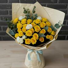 Букет цветов из:  Розы в Поселок имени Тельмана