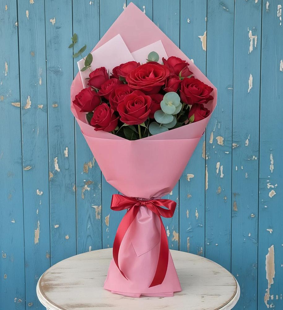 Букет цветов из: Розы в Поселок имени Тельмана