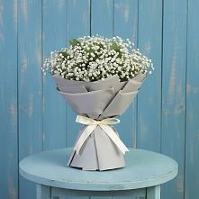 Букет цветов из:  Гипсофила в Поселок имени Тельмана