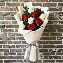 Букет цветов из:  Розы в Поселок имени Тельмана