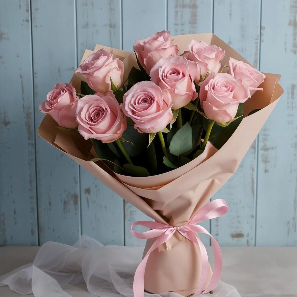 Букет цветов из: Розы в Поселок имени Тельмана