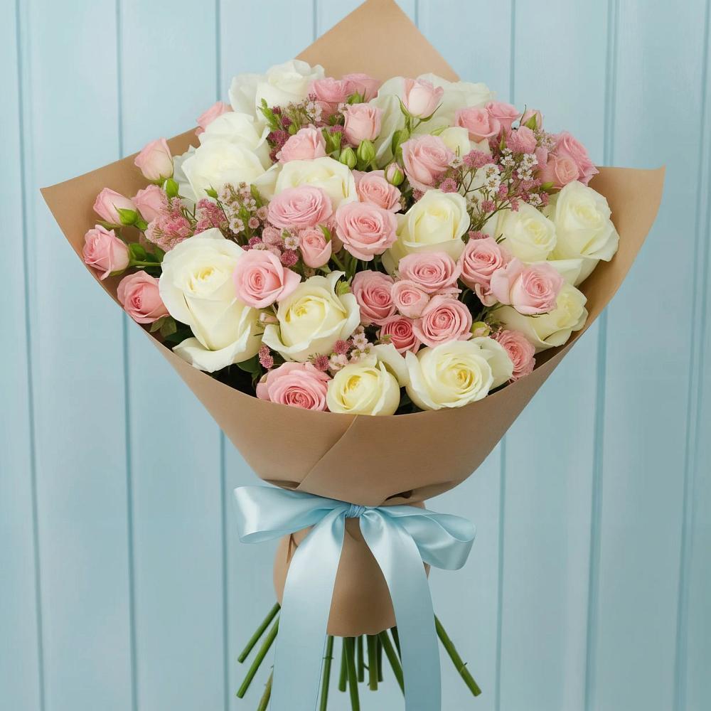 Букет цветов из: Розы в Поселок имени Тельмана