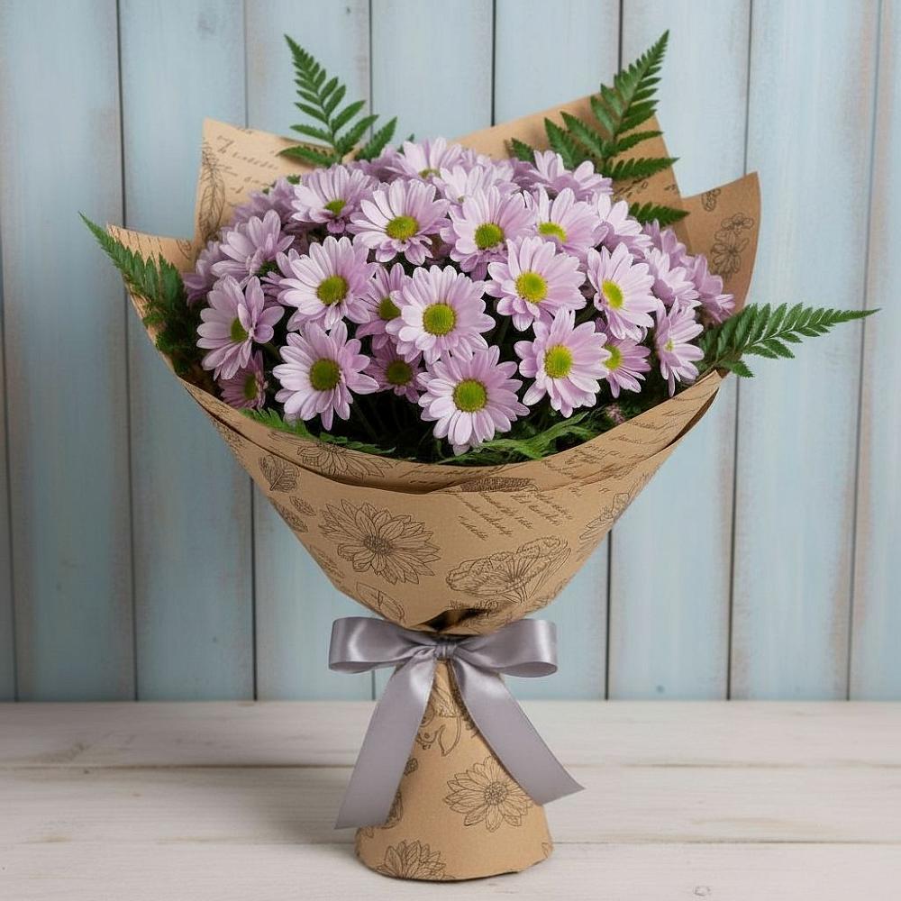 Букет цветов из: Хризантемы в Поселок имени Тельмана