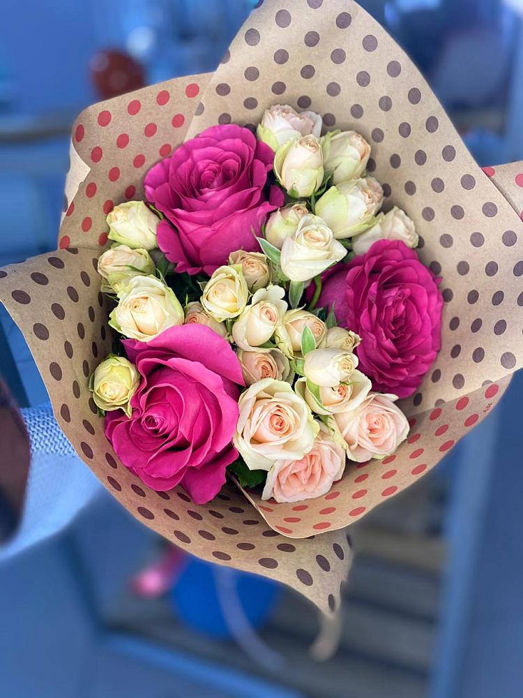 Букет цветов из: Розы в Поселок имени Тельмана