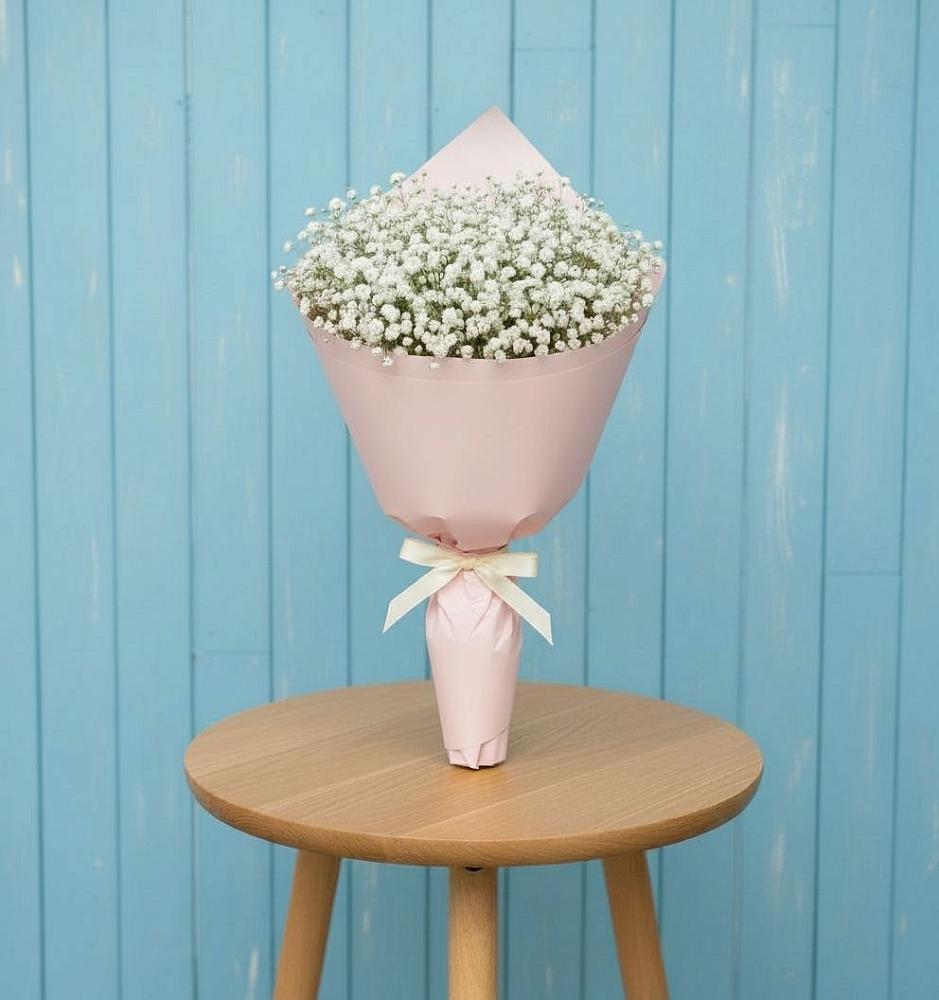 Букет цветов из: Гипсофила в Поселок имени Тельмана