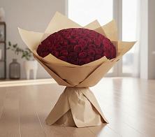 Букет 101 Красная роза в Поселок имени Тельмана