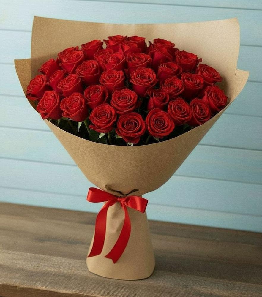 Букет Красные розы Милано в Поселок имени Тельмана