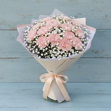 Букет цветов из:  Гвоздики в Поселок имени Тельмана