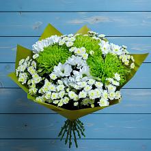 Букет цветов из:  Хризантемы #REPLACE_PRED# Поселок имени Тельмана