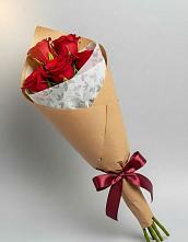 Букет цветов из:  Розы в Поселок имени Тельмана
