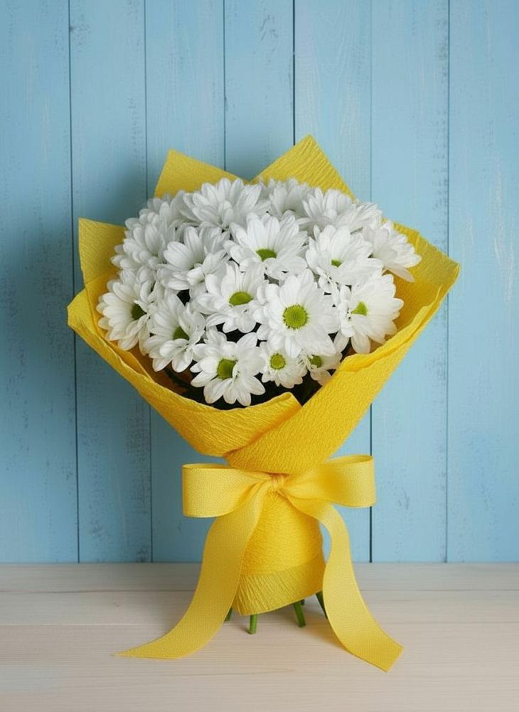 Букет цветов из: Хризантемы в Поселок имени Тельмана