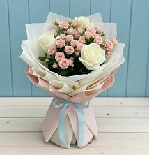 Букет цветов из:  Розы в Поселок имени Тельмана