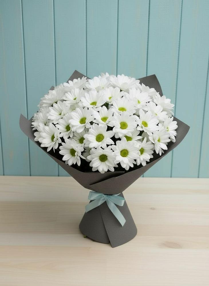 Букет цветов из: Хризантемы в Поселок имени Тельмана