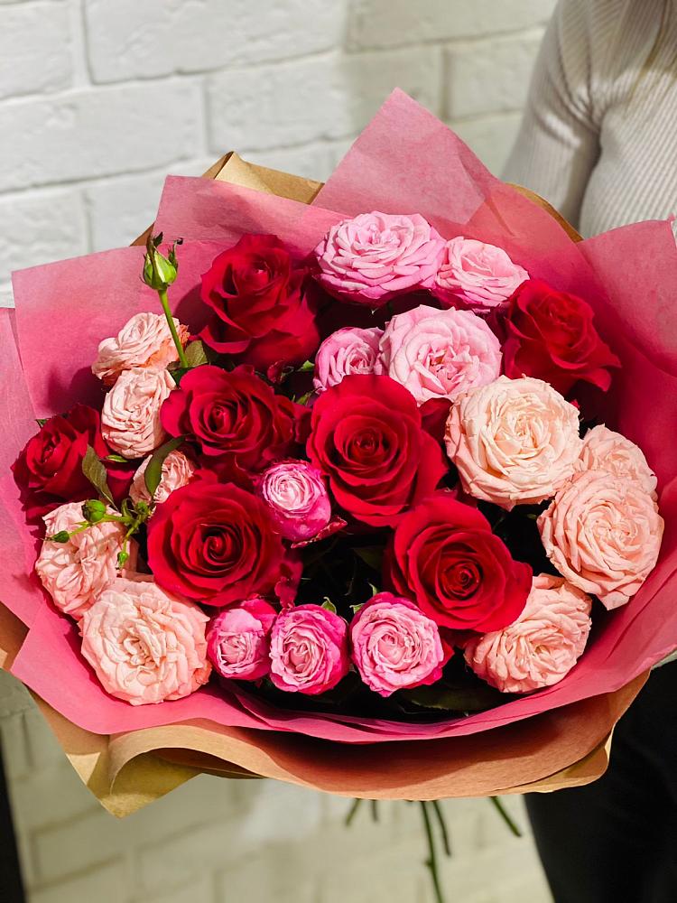 Букет цветов из: Розы в Поселок имени Тельмана