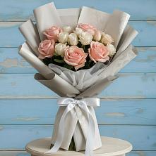 Букет цветов из:  Розы в Поселок имени Тельмана