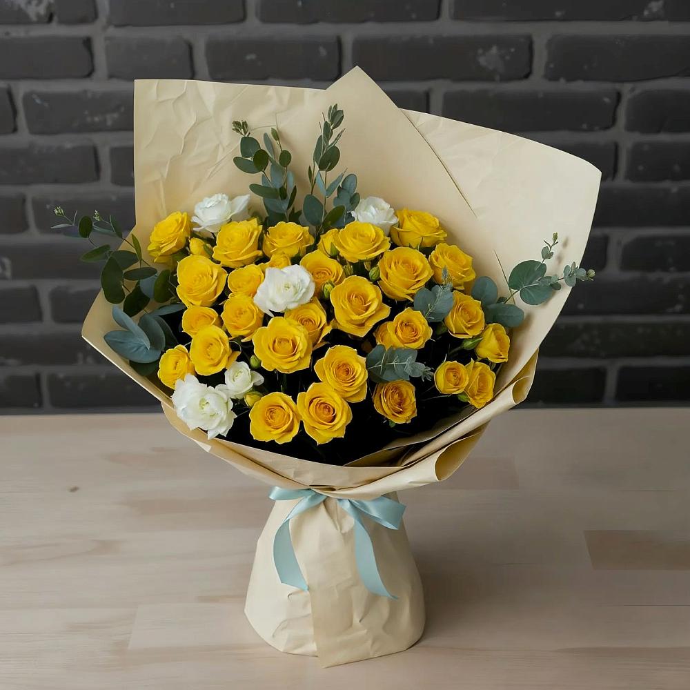 Букет цветов из: Розы в Поселок имени Тельмана