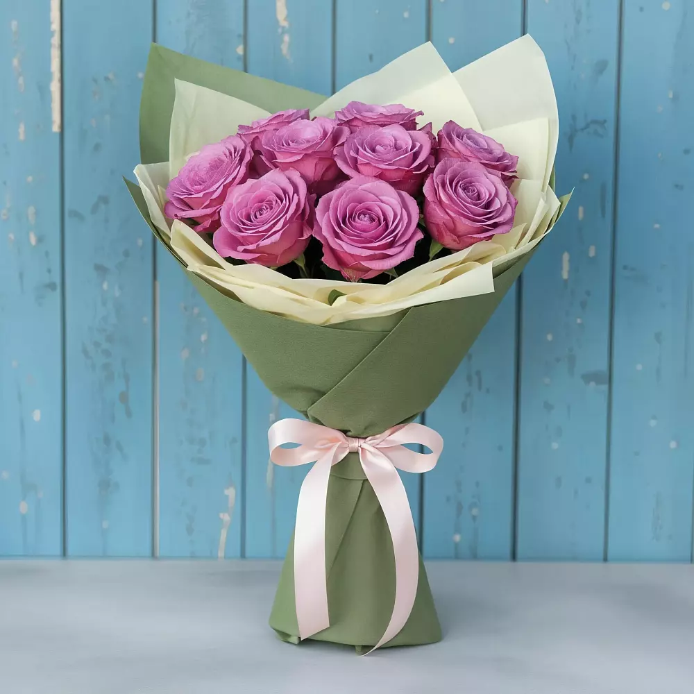 Букет Розы Фёрст Леди в Поселок имени Тельмана