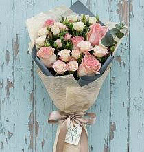 Букет цветов из:  Розы в Поселок имени Тельмана