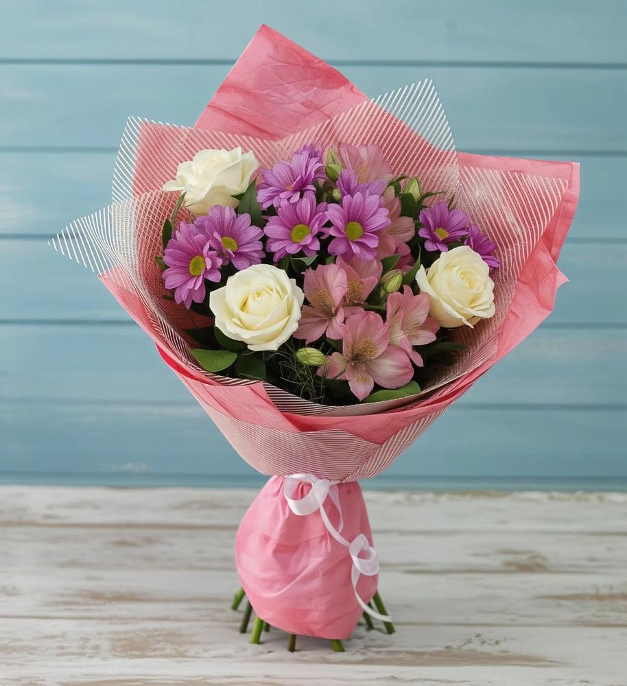 Букет цветов из: Герберы в Поселок имени Тельмана