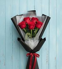 Букет цветов из:  Розы в Поселок имени Тельмана