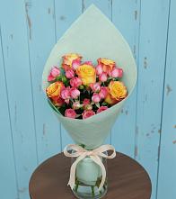 Букет цветов из:  Розы в Поселок имени Тельмана