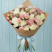 Букет цветов из:  Розы в Поселок имени Тельмана