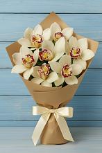 Букет цветов из:  Орхидеи и Розы в Поселок имени Тельмана