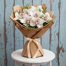 Букет цветов из:  Орхидеи и Розы в Поселок имени Тельмана