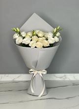 Букет цветов из:  Розы и Лизиантусы в Поселок имени Тельмана